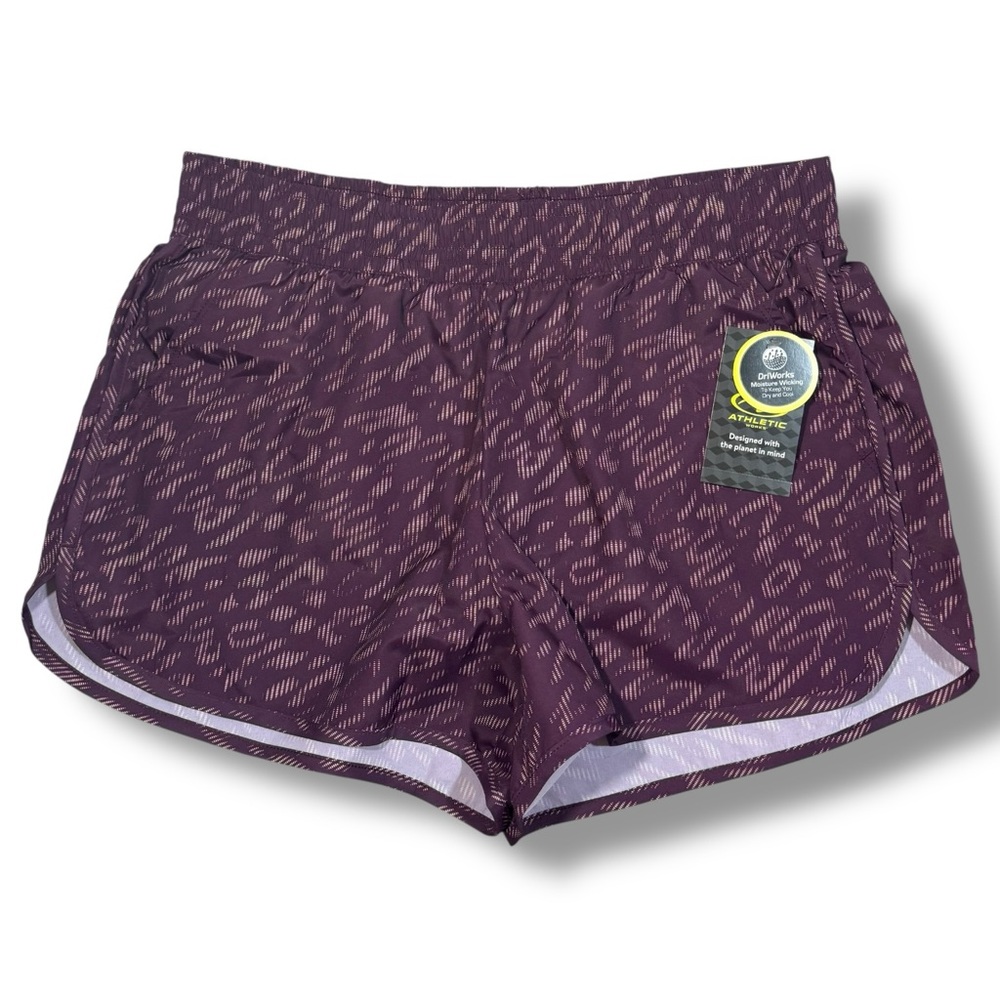 Women's Purple Patterned Shorts